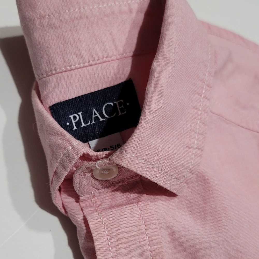 Kids Short Sleeve Button Down